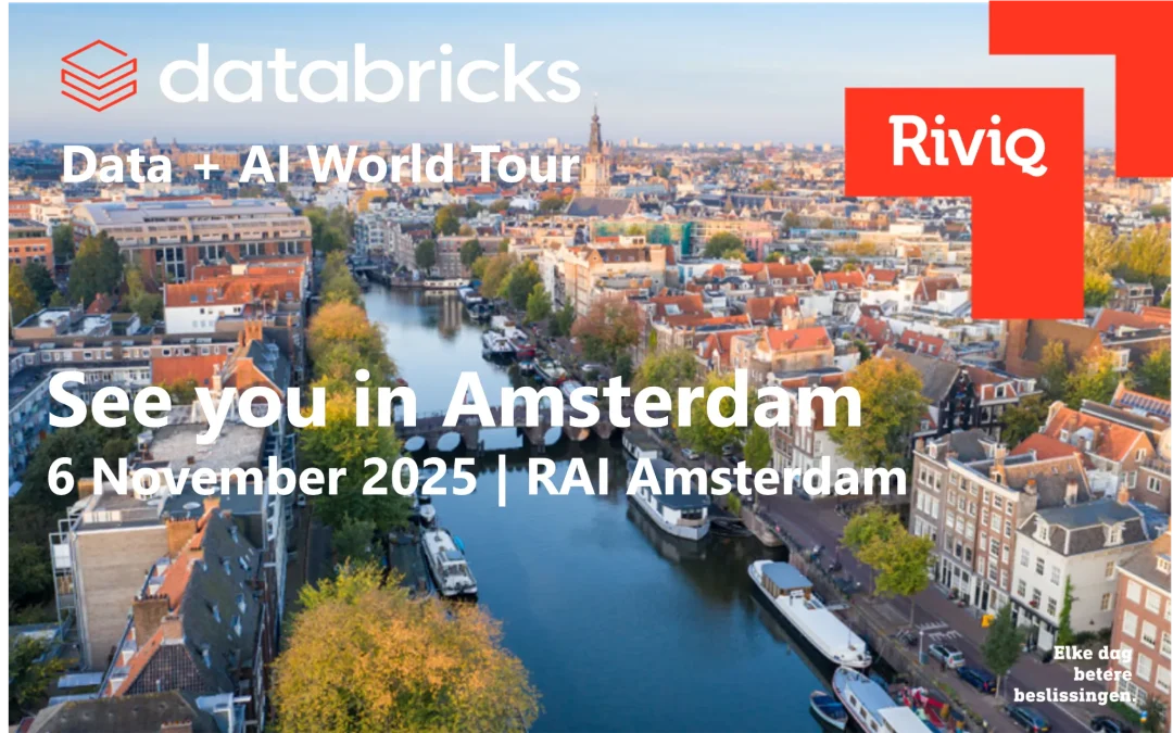 Riviq is sponsor van Databricks Data + AI World Tour in Amsterdam